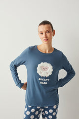 Cin Mavisi Sleepy Head Thermal Tshirt