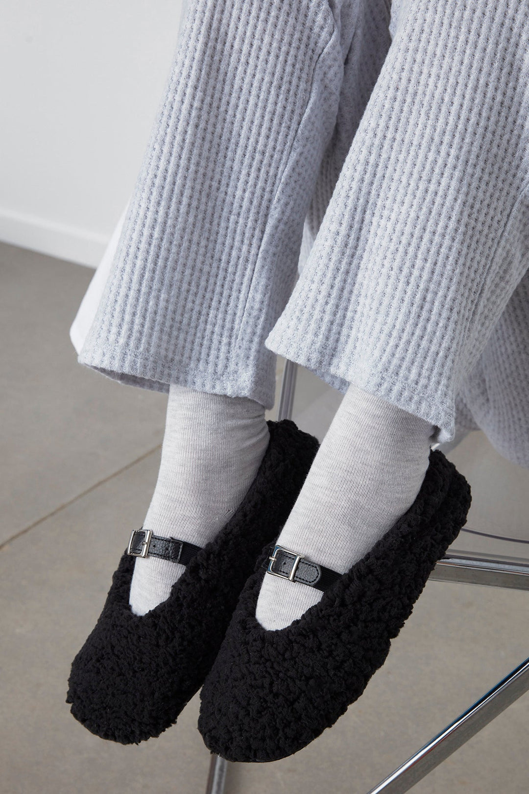 Fuzzy Belted Liner Socks