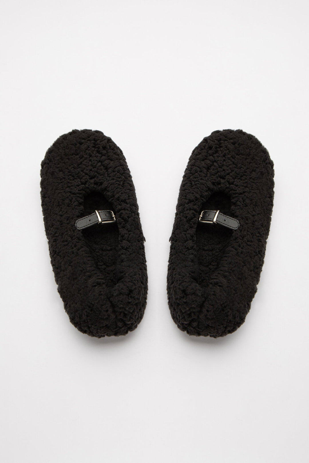 Fuzzy Belted Slippers