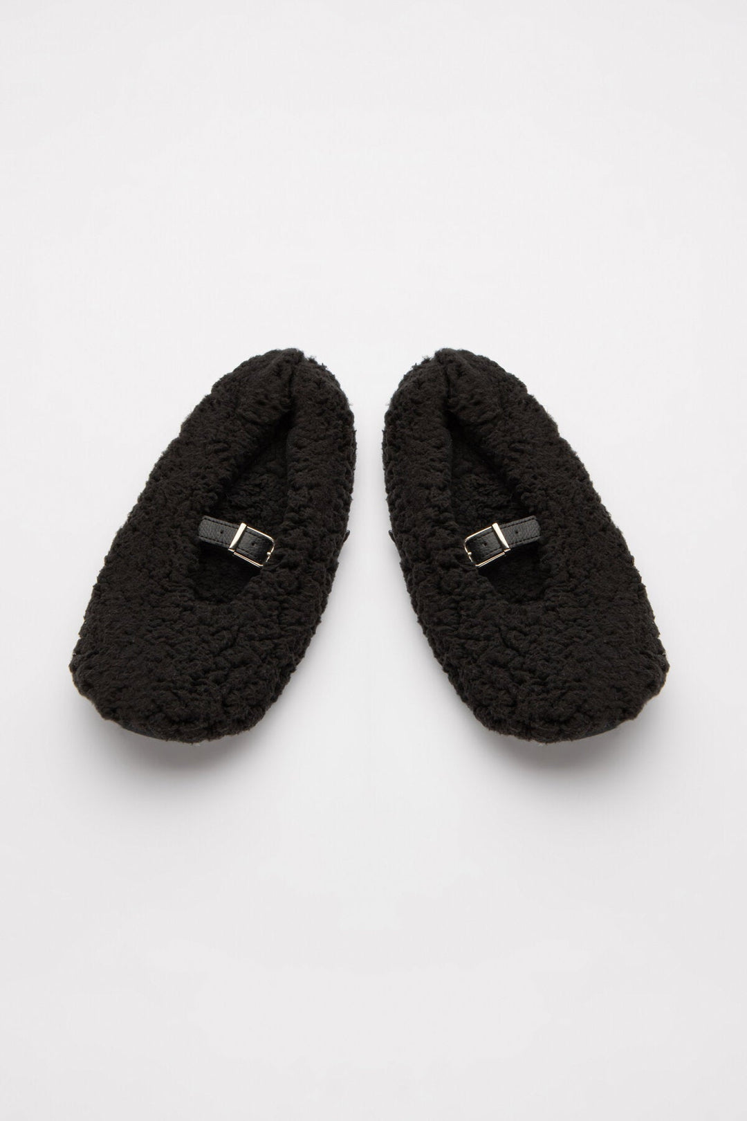 Fuzzy Belted Slippers