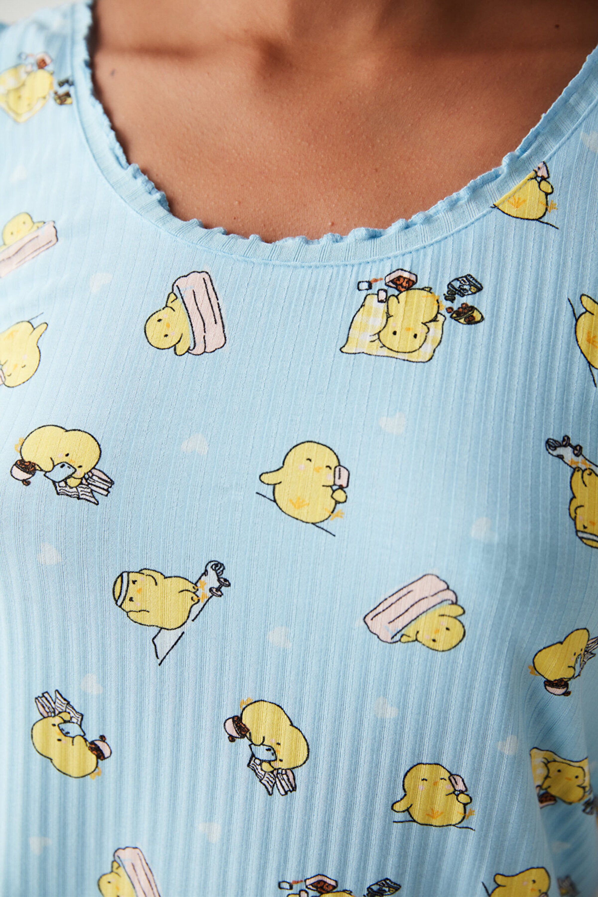 Hooray Printed Pj Top
