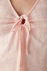 Pink Flora Pointel Athlete Pj Top
