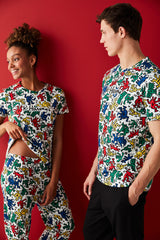 Lic Colorful Pj Set-Keith Haring Collection