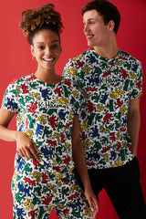 Lic Colorful Pj Set-Keith Haring Collection