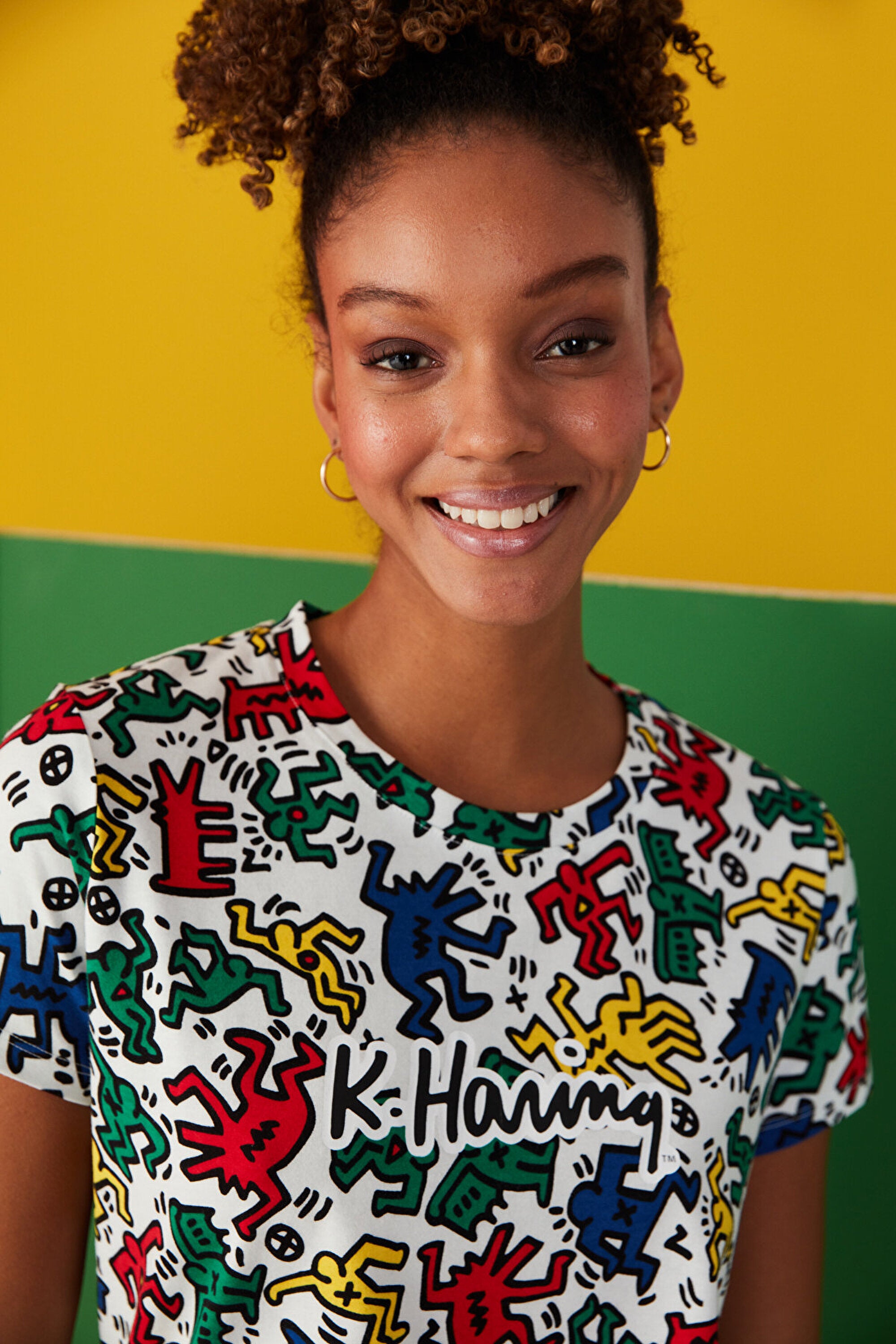 Lic Colorful Pj Set-Keith Haring Collection