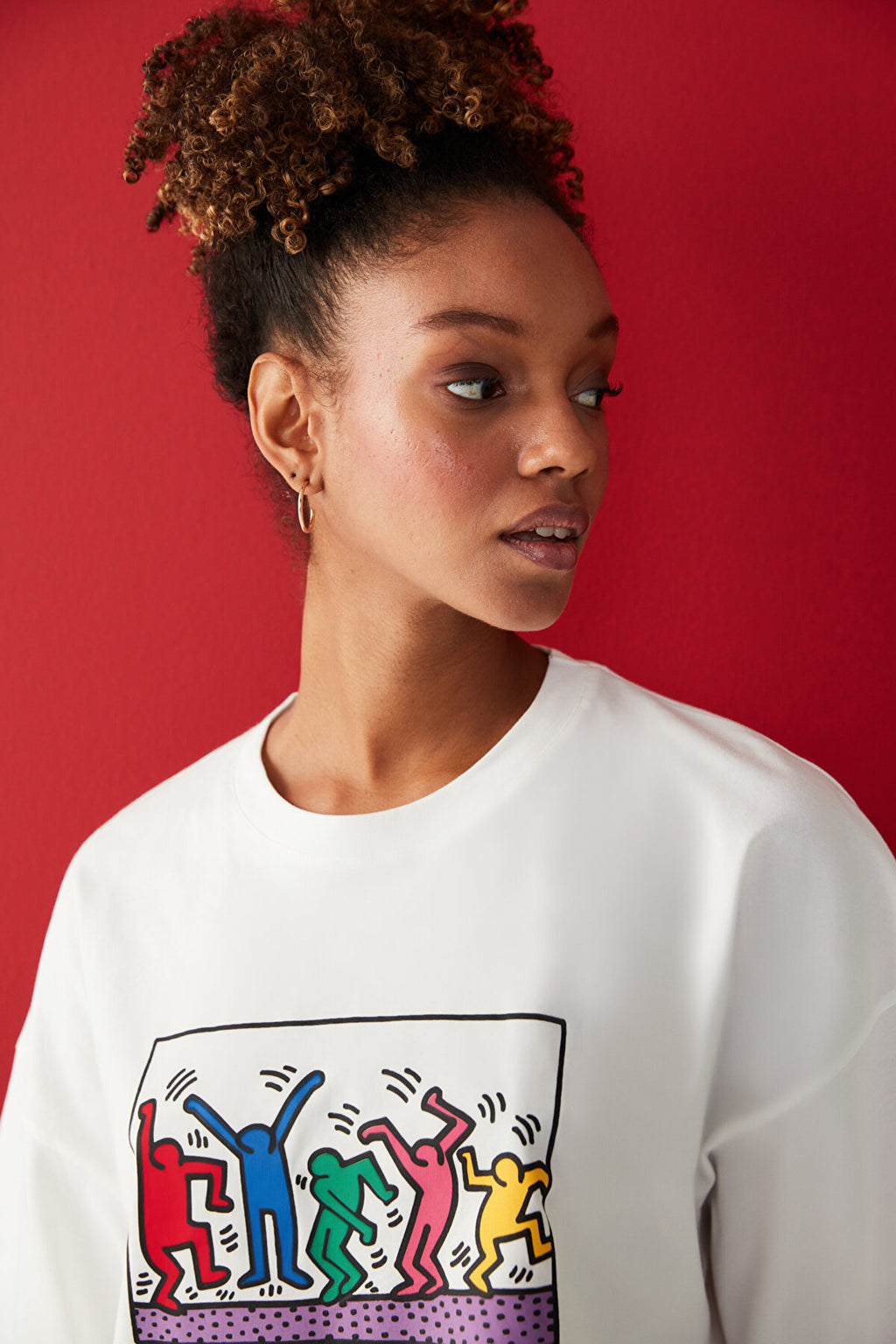 Joyful Tshirt Pj Top-Keith Haring Collection