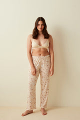 Bg Lt.Beige Lovely Daisy Pant