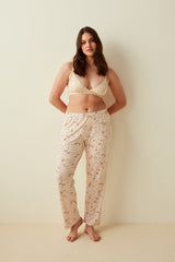 Bg Lt.Beige Lovely Daisy Pant