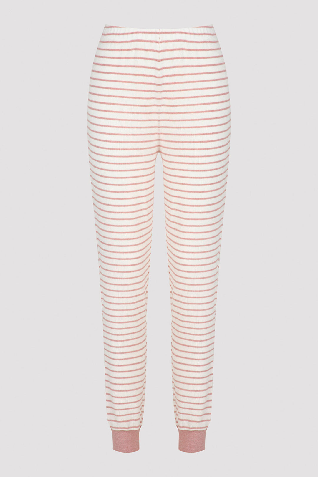Orange Beanies Striped Pink Cuff Thermal Pants