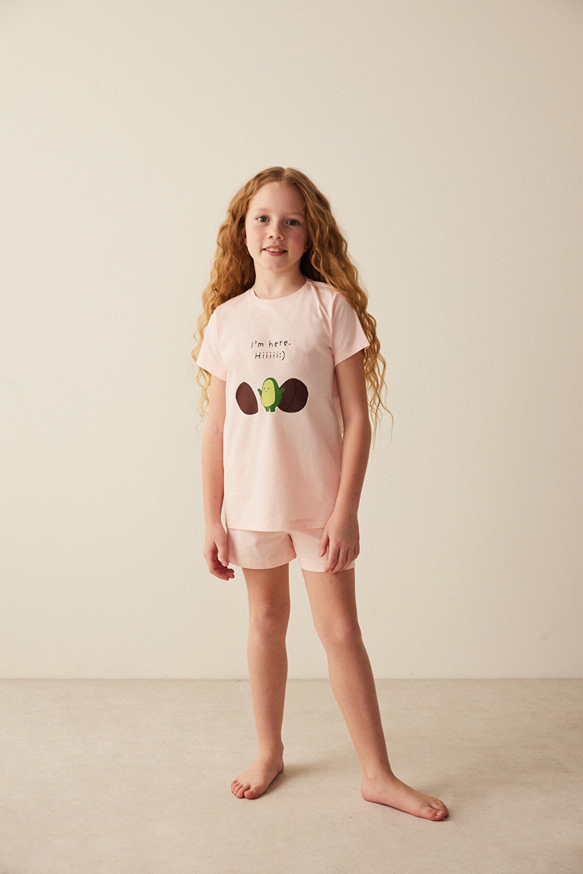 Girls Avacado PJ Set