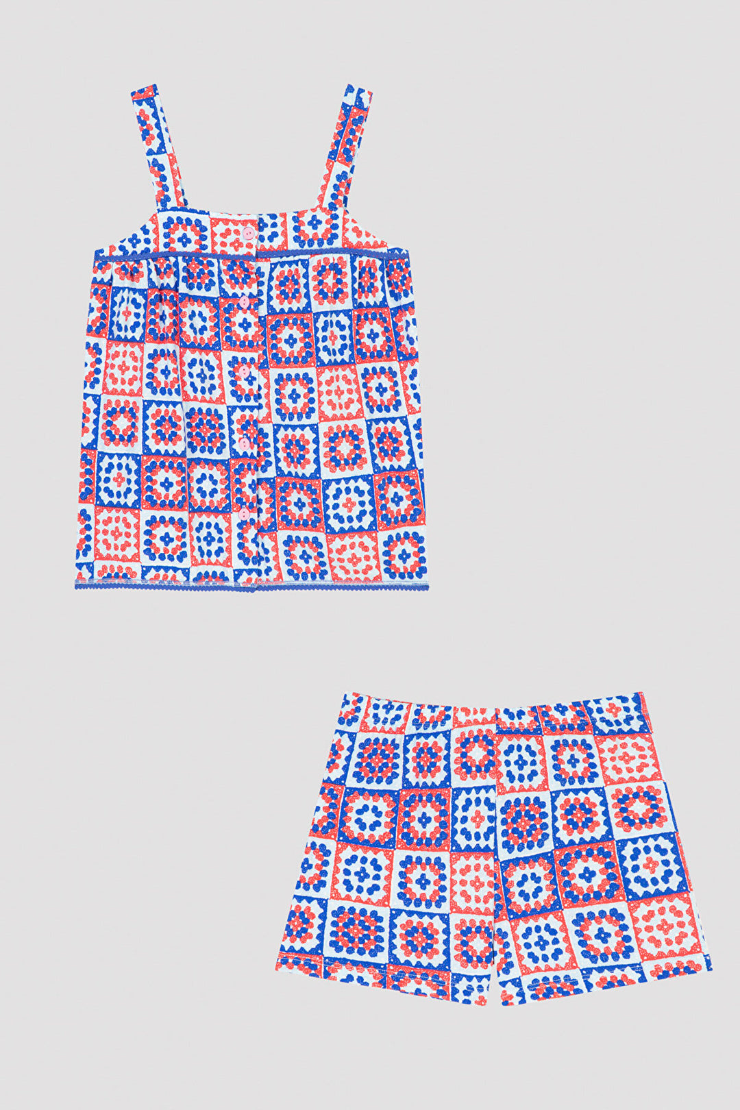 Girls Crochet PJ Set