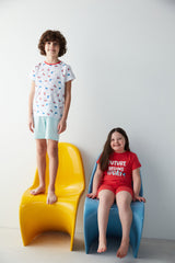 Unisex Young Kites 2In1 Pj Set