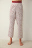 White Daphne Satin Pants Pj Bottom
