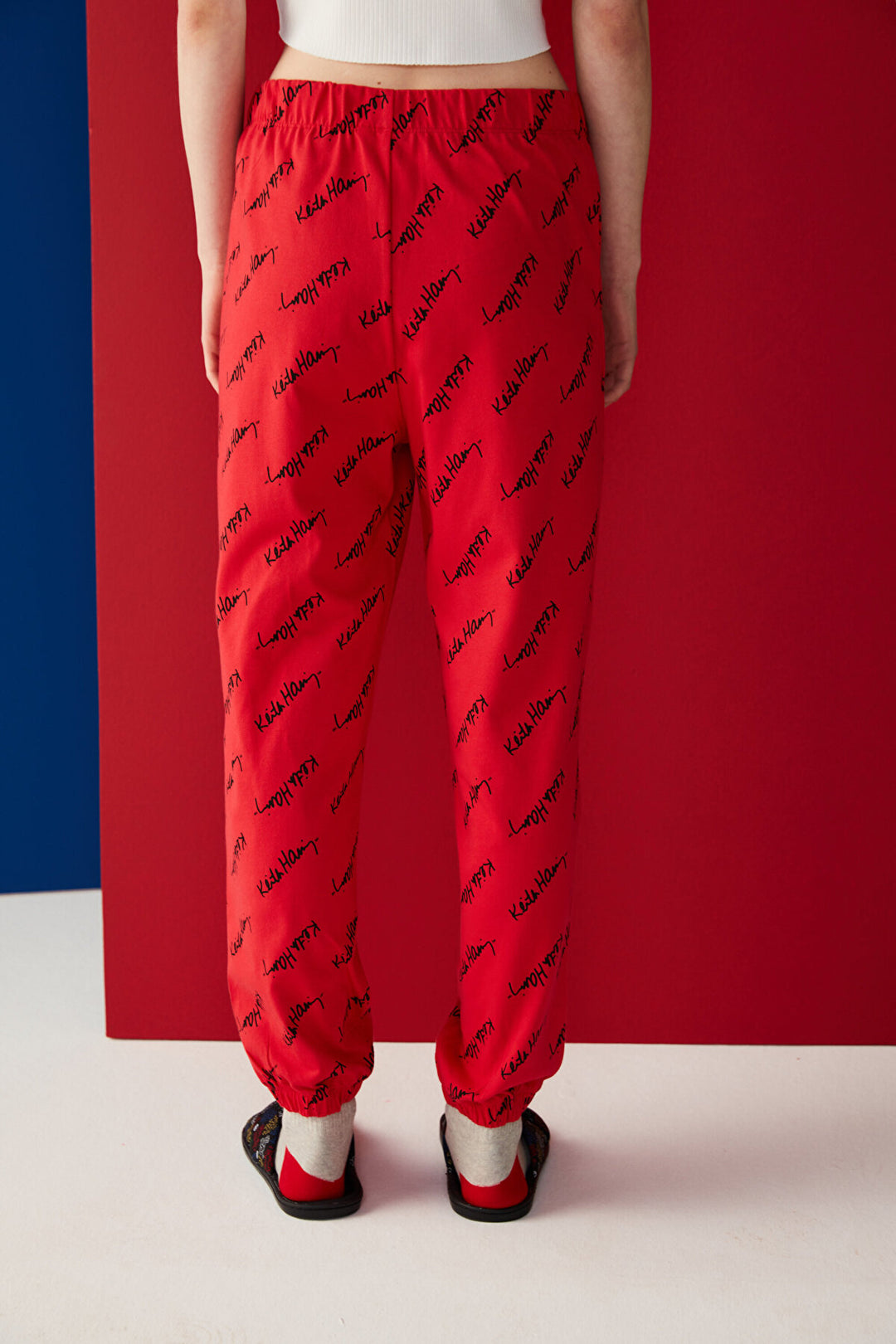 Cuffed Pants Pj Bottom-Keith Haring Collection