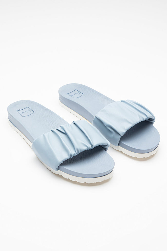 Blue Shirr Slipper Main Image