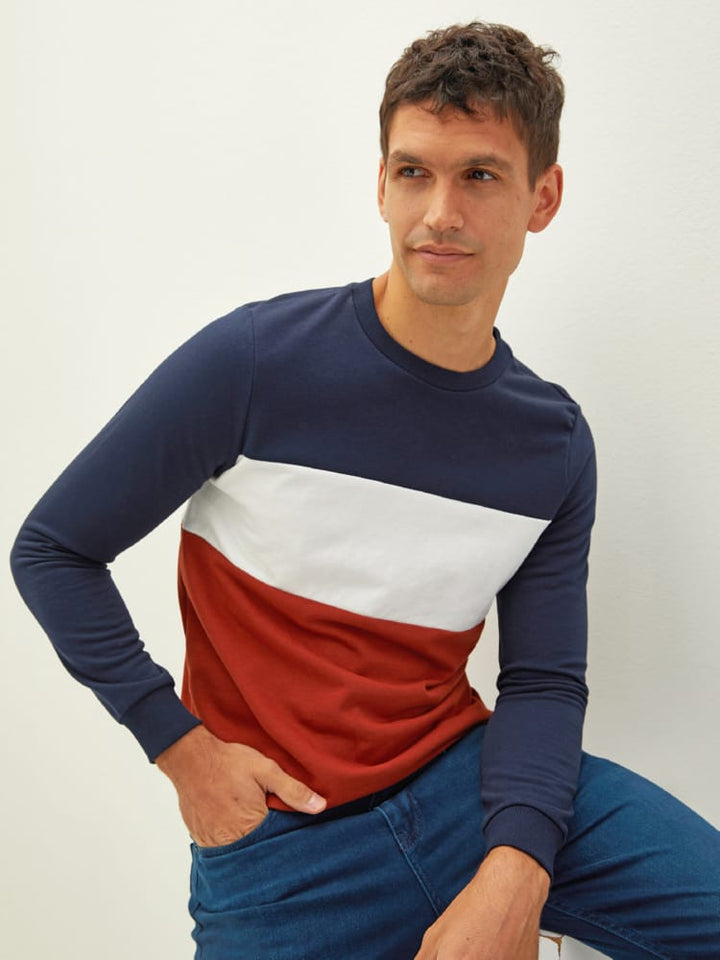 Navy Colored Sweatshirt For Men