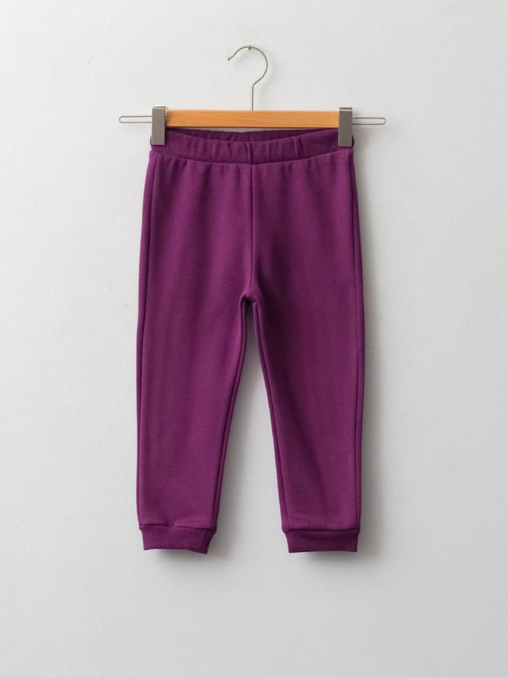 Purple Colored Trousers For Baby Girls