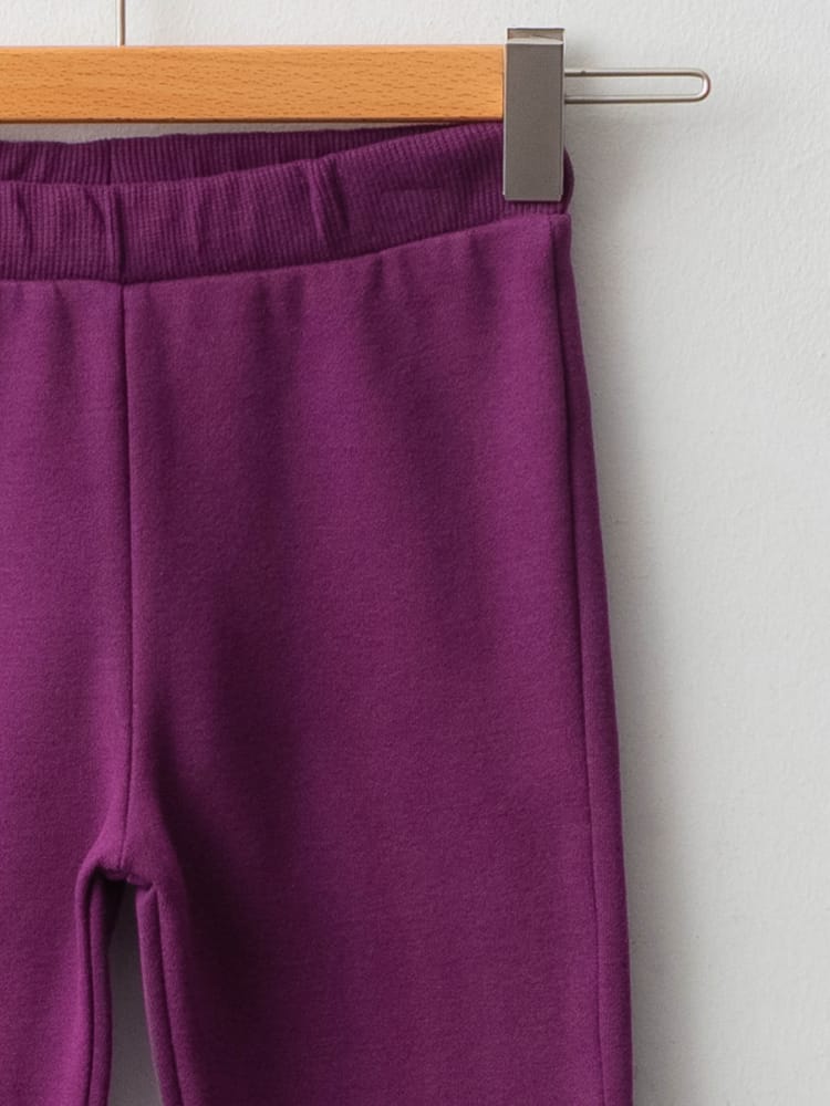 Purple Colored Trousers For Baby Girls