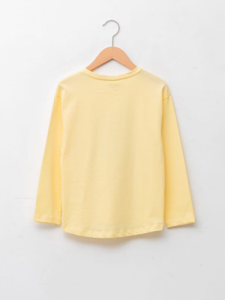 Yellow Colored Blouse For Kids Girls