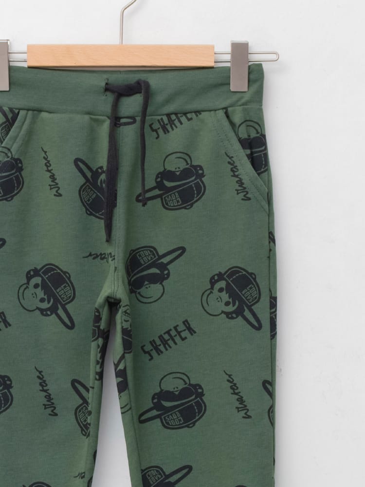 Khaki Colored Trousers For Kids Boys