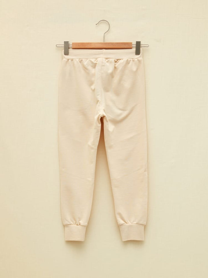 Light Beige Colored Trousers For Kids Boys