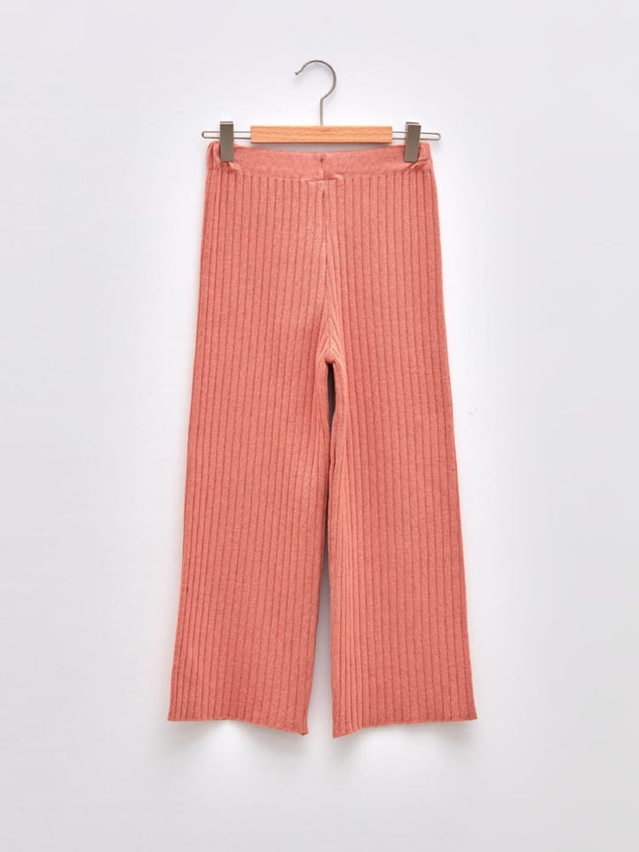 Dull Pink Colored Trousers For Kids Girls