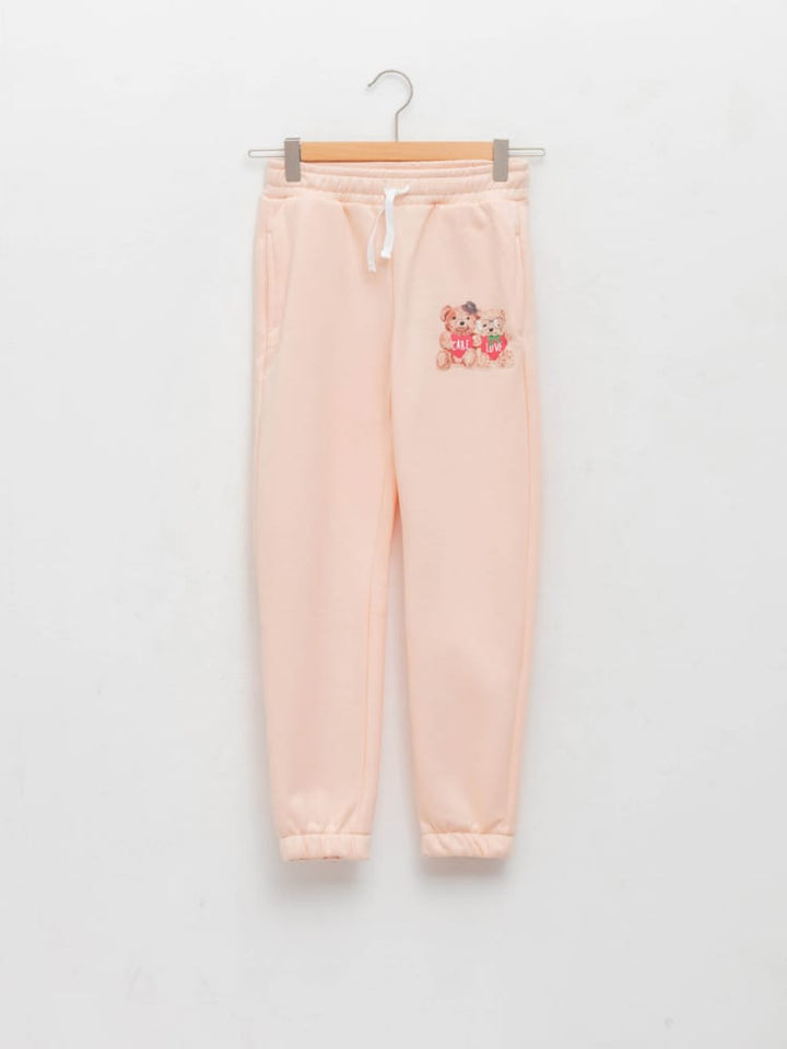 Peach Colored Trousers For Kids Girls