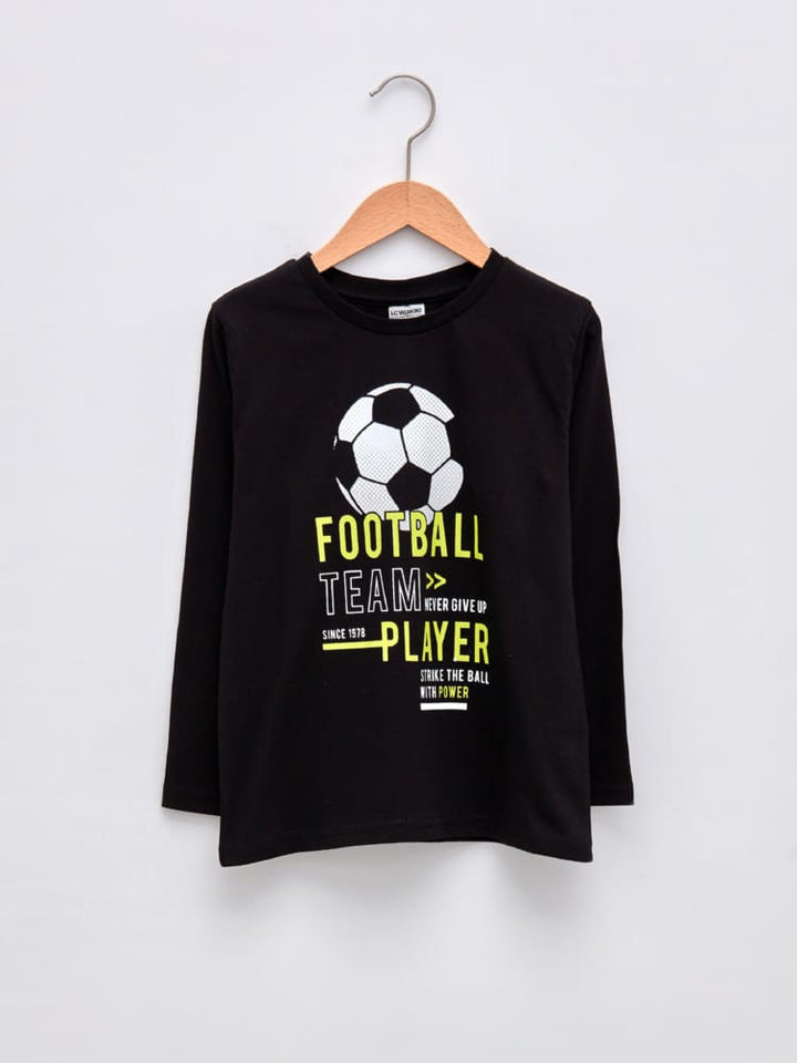 New Black Colored T-Shirt For Kids Boys