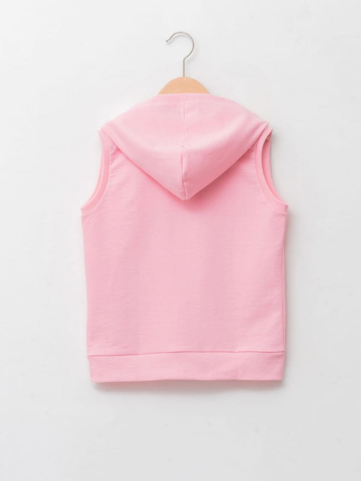 Pink Colored Vest For Kids Girls
