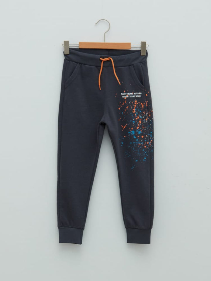 Anthracite Colored Trousers For Kids Boys