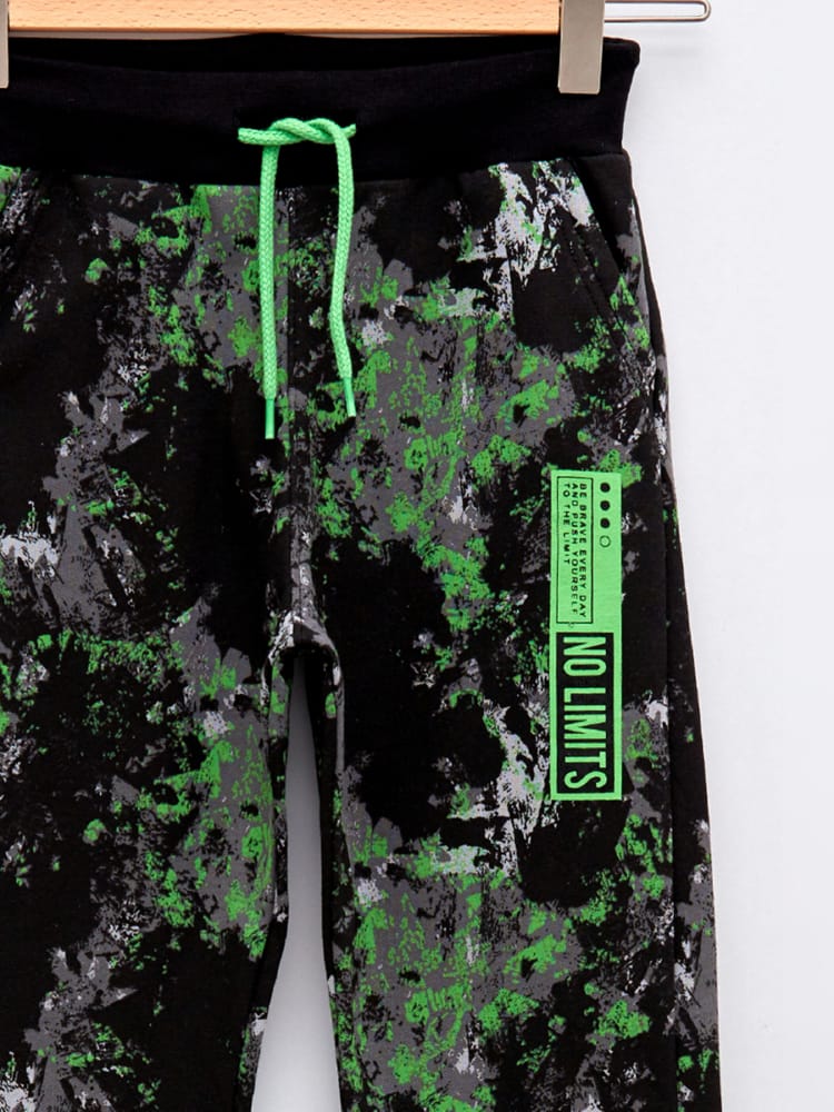 Green Colored Trousers For Kids Boys