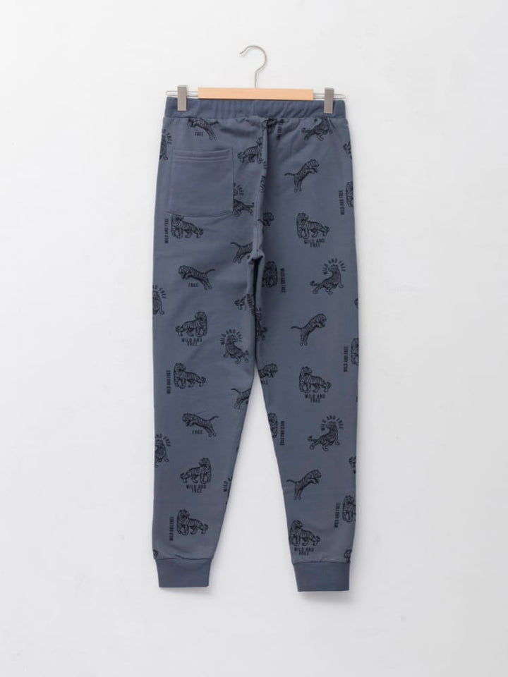 Grey Colored Trousers For Kids Boys