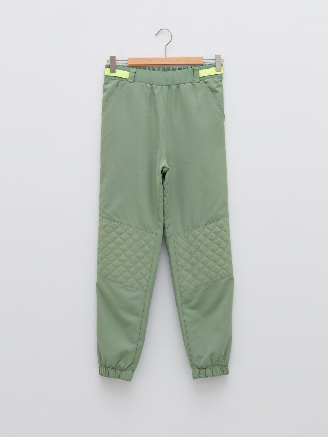 Green Colored Trousers For Kids Girls