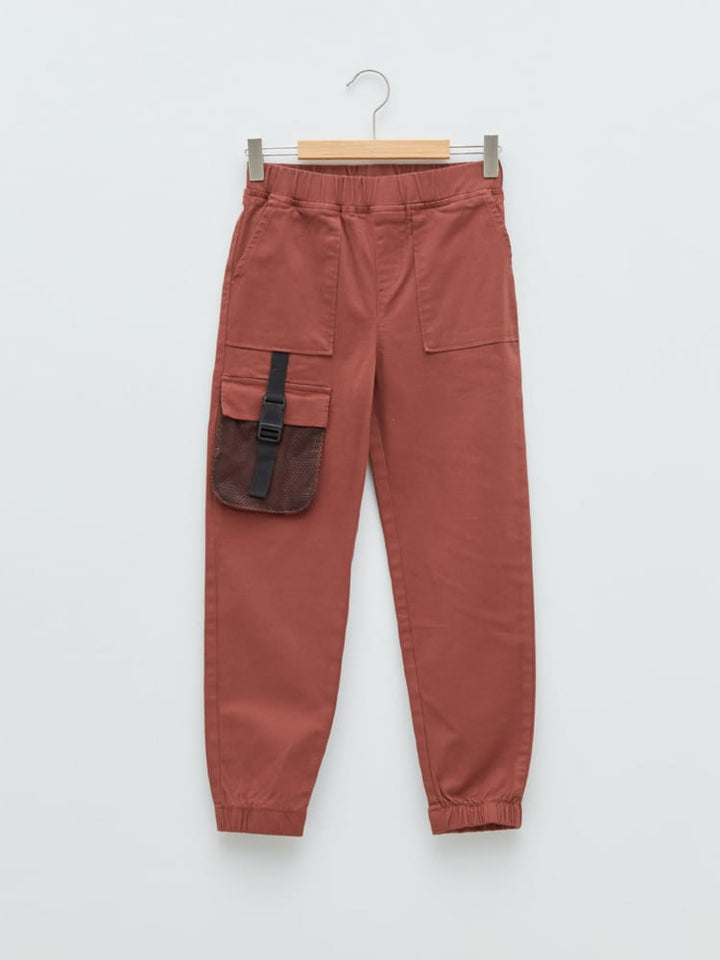 Bordeaux Colored Trousers For Kids Girls