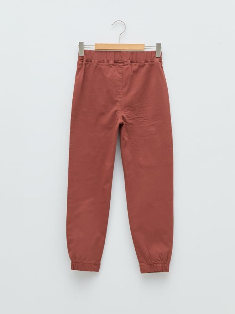 Bordeaux Colored Trousers For Kids Girls