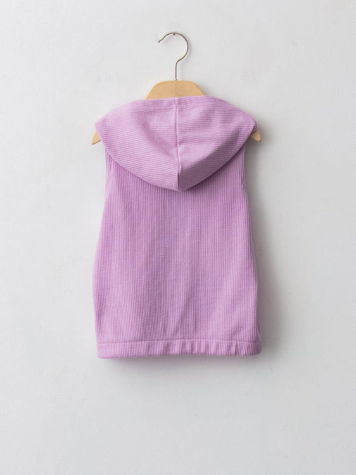 Lilac Colored Vest For Baby Girls