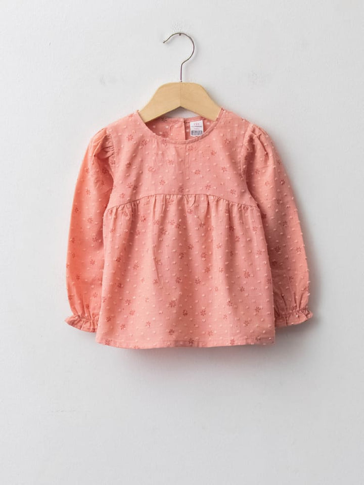 Pink Colored Blouse For Baby Girls