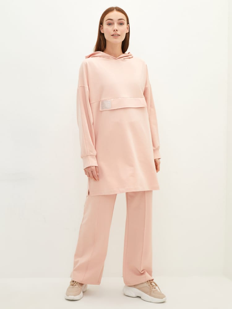 Dull Pink Colored Trousers For Ladies