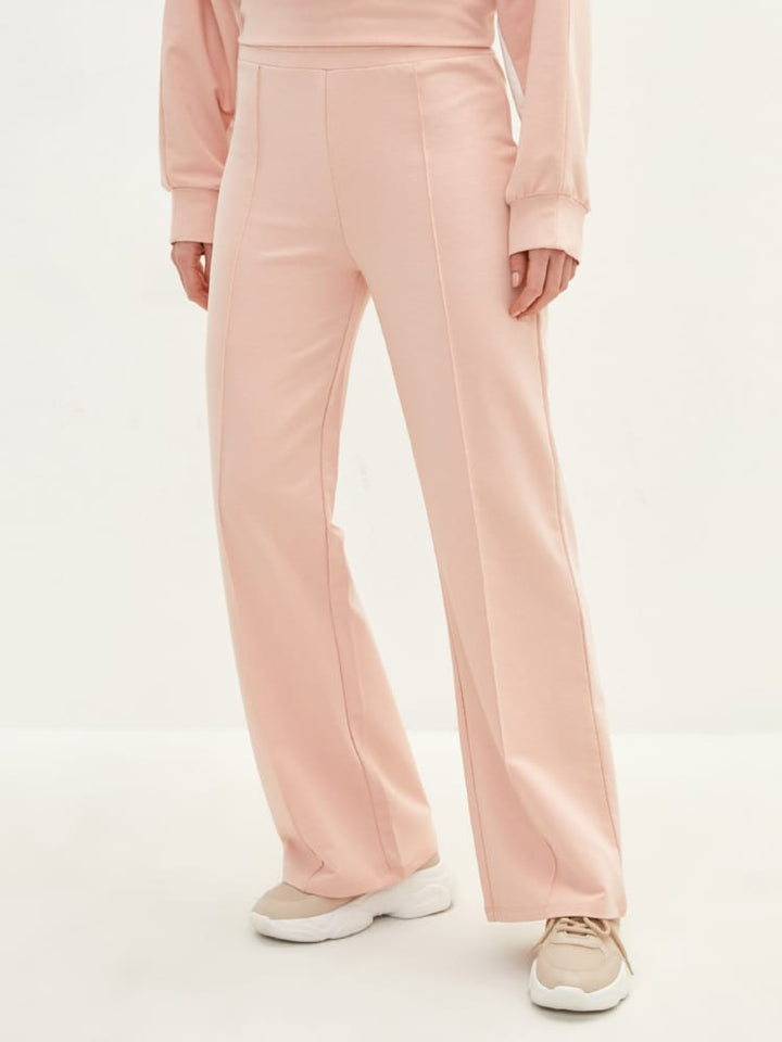 Dull Pink Colored Trousers For Ladies