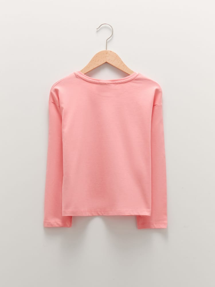 Pink Colored T-Shirt For Kids Girls
