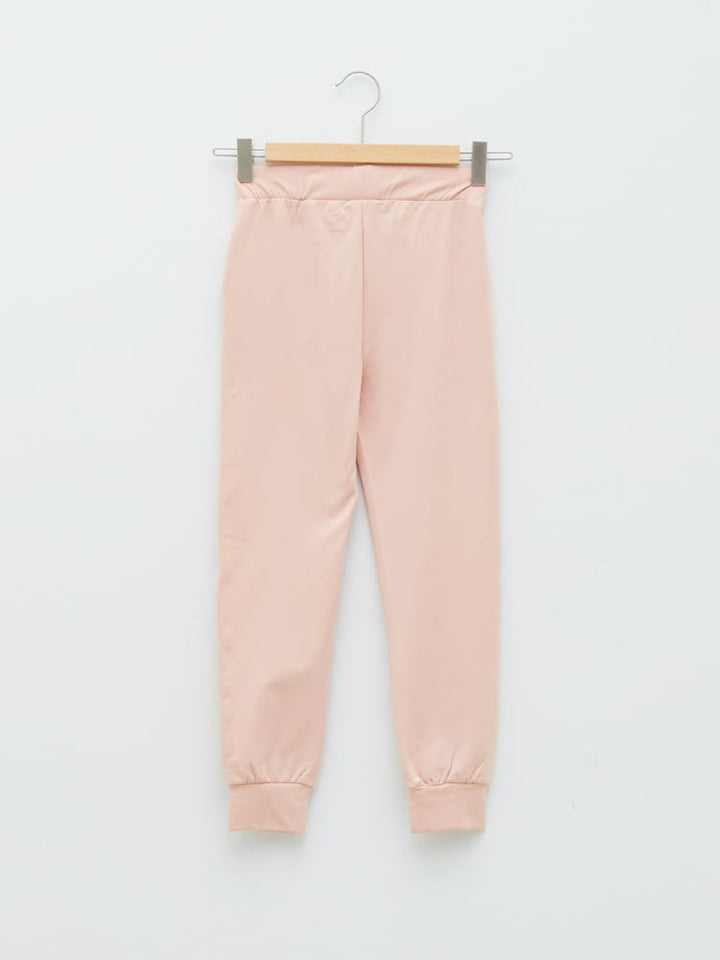 Dull Pink Colored Trousers For Kids Girls