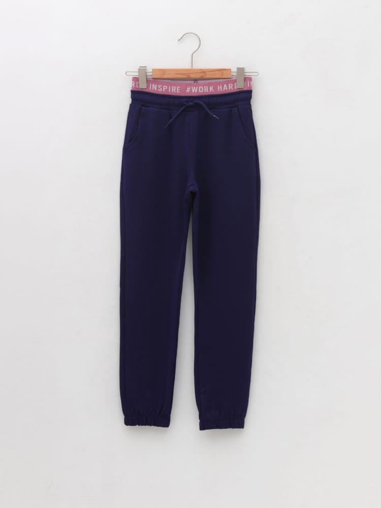Purple Colored Trousers For Kids Girls