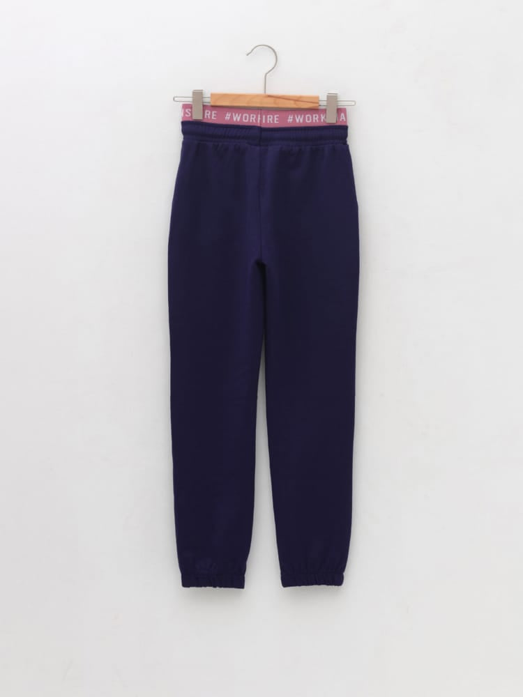 Purple Colored Trousers For Kids Girls