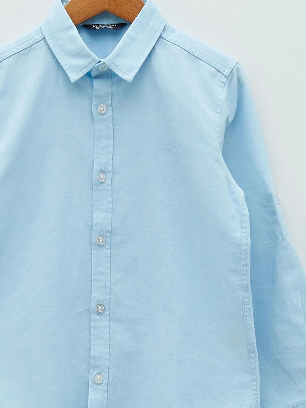Basic Long Sleeve Boy Oxford Shirt