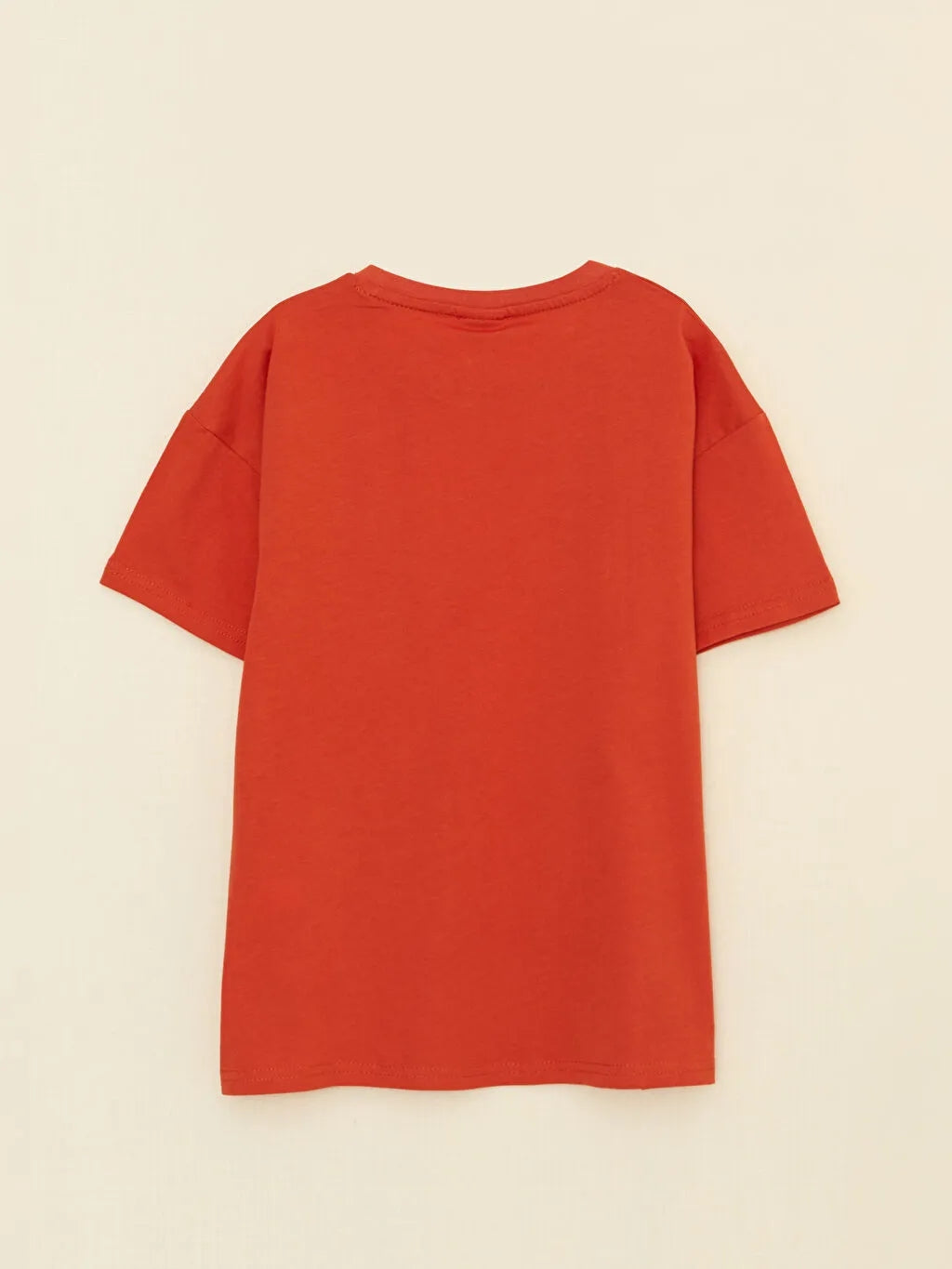 Crew Neck Printed Short Sleeve Organic Cotton Boy T-Shirt
