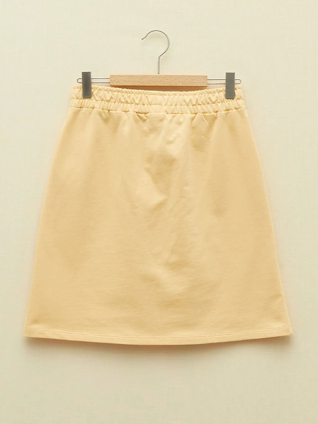 Elastic Waist Basic Organic Cotton Girl Skirt