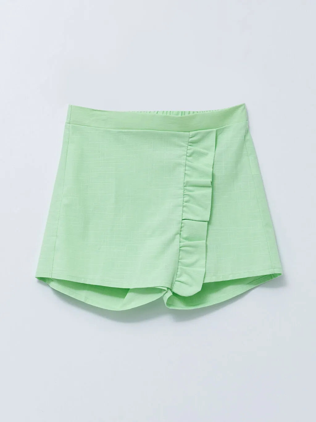Crew Neck Printed Short Sleeve Cotton Girls T-Shirt And Short Skirt