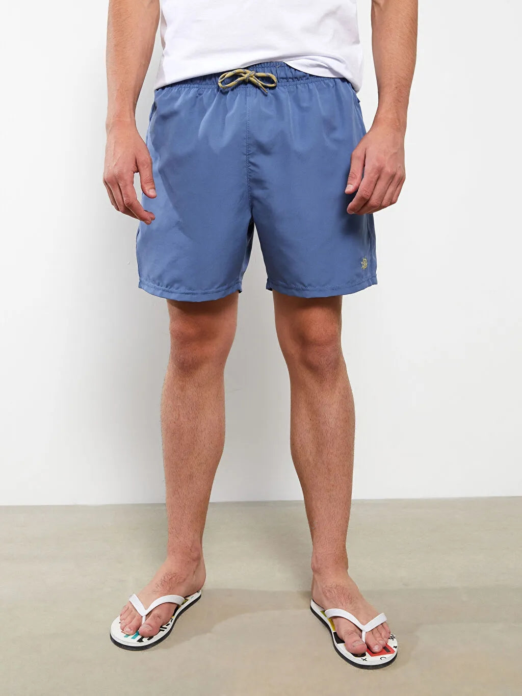 Men Short Embroidered Shorts