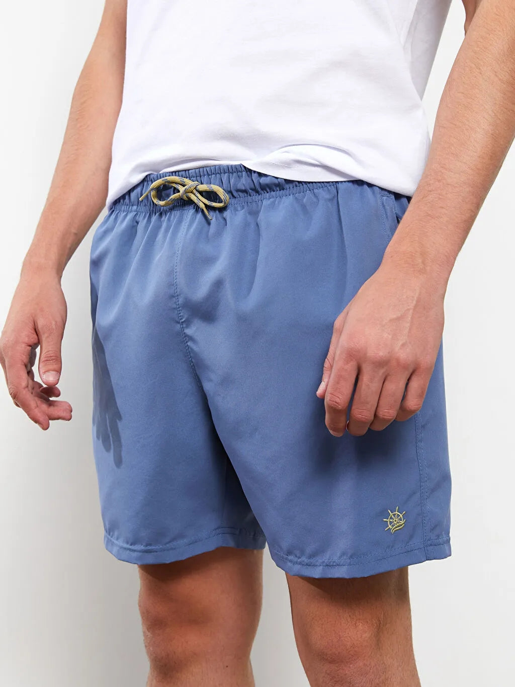 Men Short Embroidered Shorts
