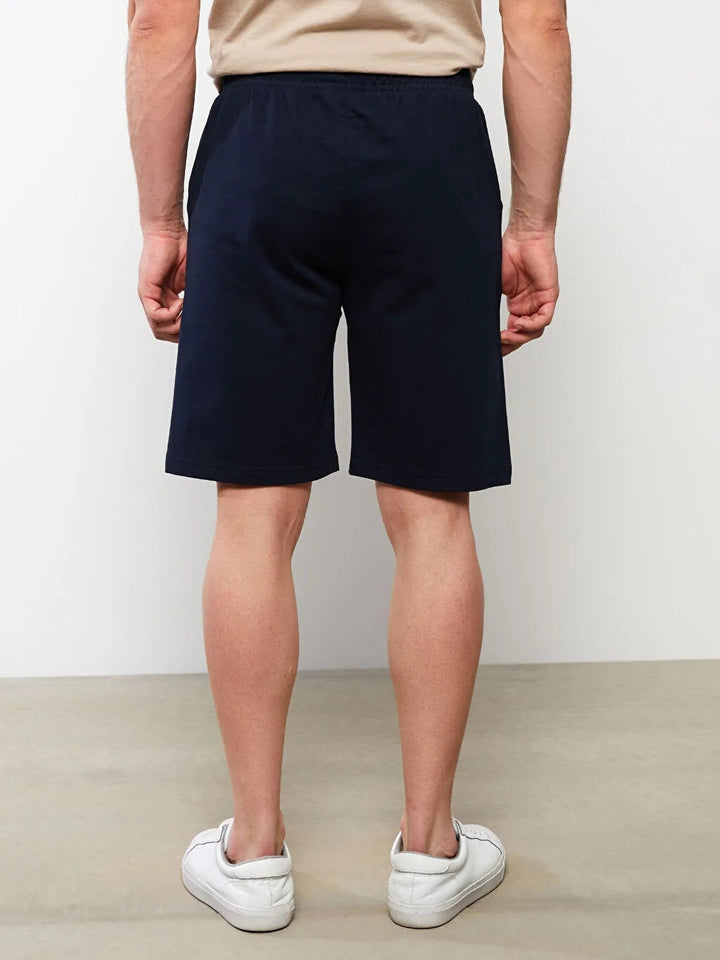 LCW Basic Men Standard Molded Elastic Waist Shorts